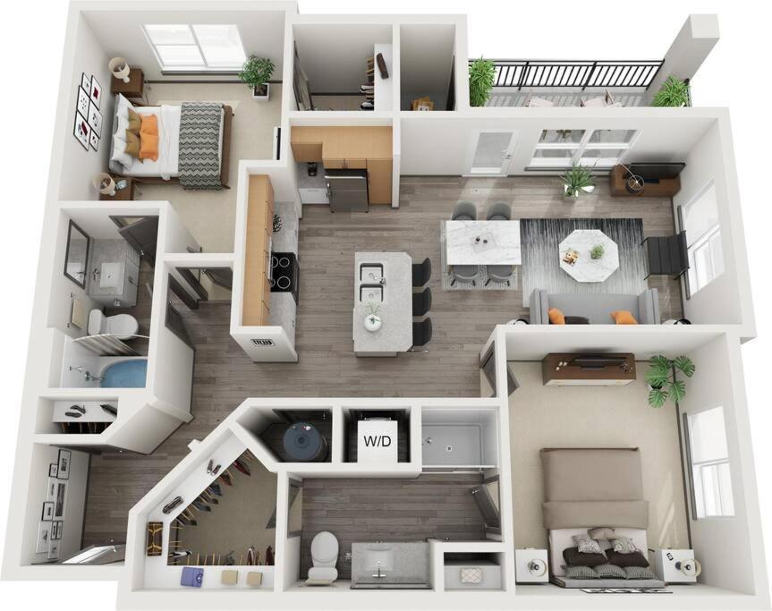 Downtown Augusta Beauty 2 Bed Apt Dış mekan fotoğraf